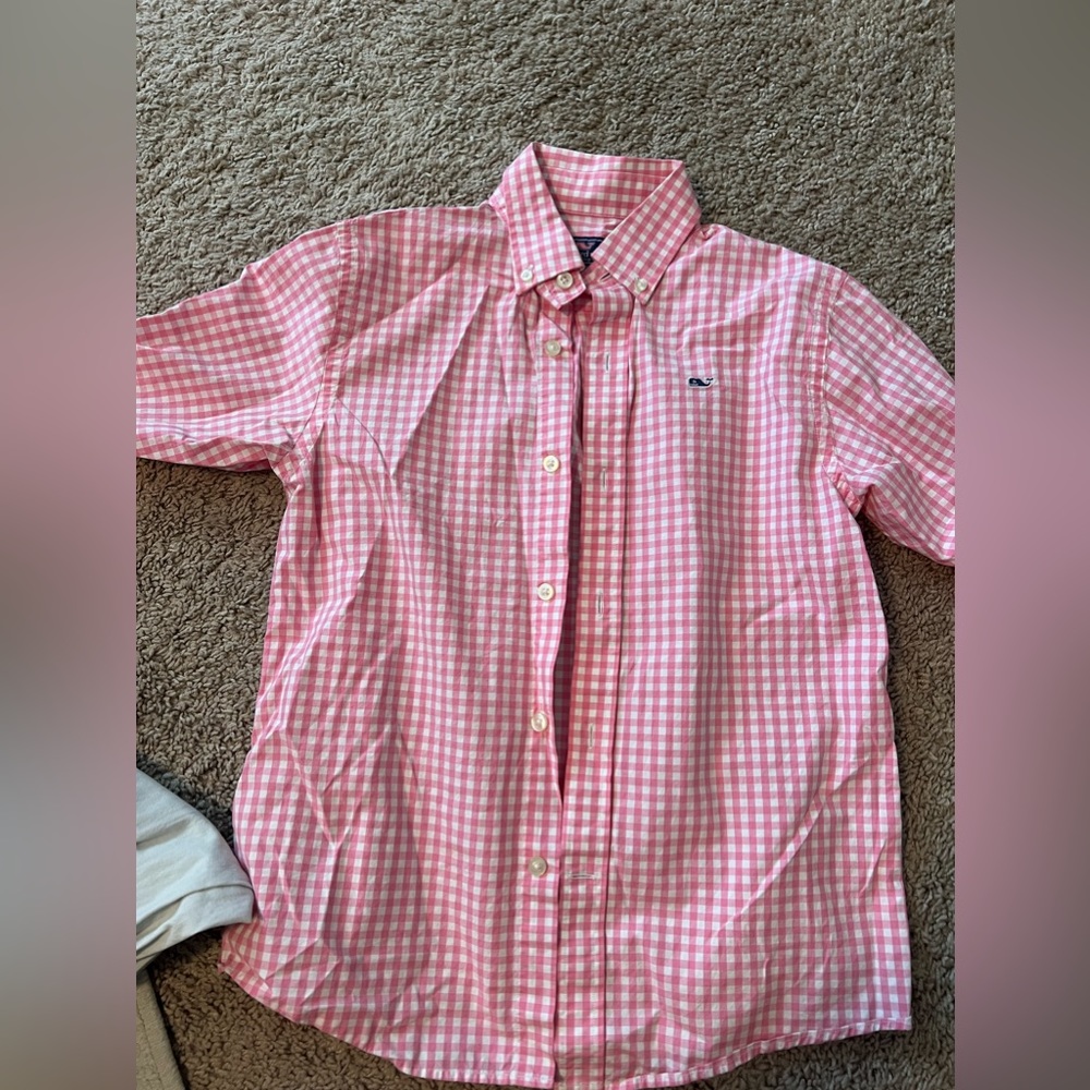 Vineyard vines long sleeve button up euc